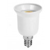 Adaptador de Socket E14 (Pequeño) A E27 (Normal)