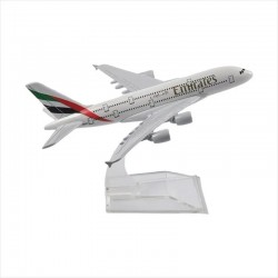 Airbus A380 Escala 1:500, 100% Metálico, Colores de Emirates