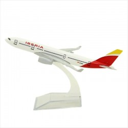 Iberia Airbus A330-200, Avión a Escala 1:400, Metálico