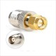 Conector N Macho a UHF Hembra (SO-239), 50 Ohm