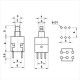 10 X Switch Interruptor 8x8mm, 60V 0.3A, 25V 1.5A