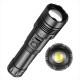 Potente Linterna Zoom Led XHP70 + Cob Lateral, 7 Modos, 2100 Lum