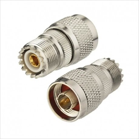 Conector N Macho a SO-239, 50 Ohm