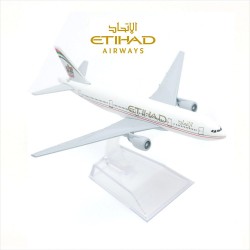 Boeing 777, Etihad, Escala 1:400, 100% Metálico.