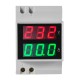 Voltímetro y Amperímetro Digital D52-2042 Para Riel DIN