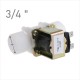 Electro Válvula Agua 3/4 Solenoide 220 Vac, NC, Múltiples Usos