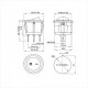 Switch Interruptor Rocker ON/OFF 21mm, 250V, 6A, Con Luz