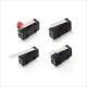 Pack 4 Mini Interruptor Fin De Carrera Con Palanca. 16mm a 25mm, 5A, 250V