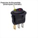 Switch Interruptor Rocker KCD1 DC ON/OFF 21mm, 12V, 20A