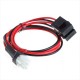 Cable de Poder de 6 Pines, Compatible con Radios Móviles/Bases Icom, Kenwood, Yaesu, Alinco.