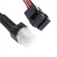 Cable de Poder de 6 Pines, Compatible con Radios Móviles/Bases Icom, Kenwood, Yaesu, Alinco.