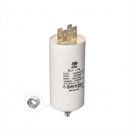 Condensador De Arranque Cbb60 de 8uF a 70uF, 50 Vac, 50hz,