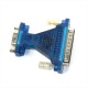 Adaptador Serial Serie Con Conector DB25 Macho A DB9 Hembra