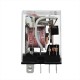 Relé LY2NJ, 220V Transparente, 2NO + 2NC, 10A, Incluye Base PTF08A