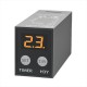 Temporizador De Retardo Digital H3Y-4, 220V AC, 0.1s A 990H, Riel DIN