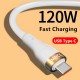 Cable USB Tipo C, Extra Grueso, Para Uso En 120W, 6A, 1,2 metros