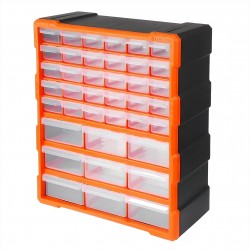 Caja Organizadora Para Componentes y Partes Electrónicas, 39 Cajones