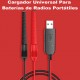 Cargador Usb Universal Para Todo Tipo De Baterías de Radio Portátil VHF / UHF