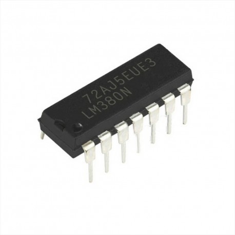 Circuito Integrado LM380 Amplificador Audio, 2.5W, 8Ω