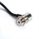 Cable RG58 5M con Conector PL-259/SO-239