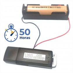 Grabadora Espía (Solo Audio) Forma de Pendrive - 8GB, 50 Horas Mínimo!