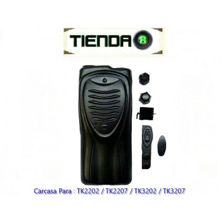 Carcasa Para Kenwood TK-2202 / TK-2207 / TK-3202 / TK-3207 Negro