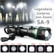 Linterna con ZOOM led XM-L T6, Legendaria 2010