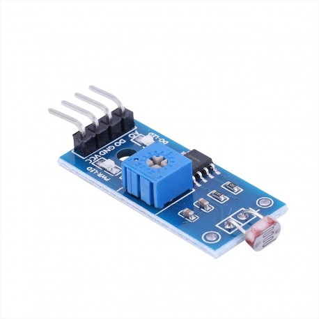 Sensor Fotosensible Luz, Basado en Comparador LM393, Para Arduino