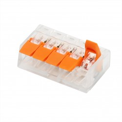 5 X Conector Rápido Para Unir 5 Líneas Eléctricas AD/DC De 0.15 a 4mm2, 32A