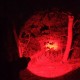 Linterna UltraFire C8 XP-E N4 Lanzadora/Inundadora Roja, 1 MODO!